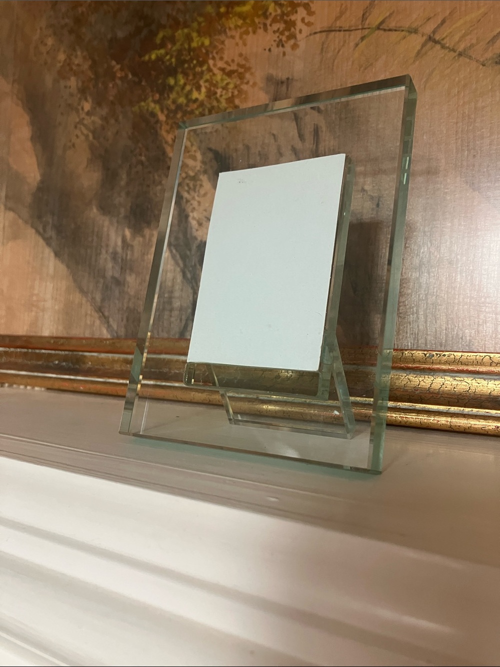 Tempered Glass Vertical Frame for 2”X3” Photo New in Box